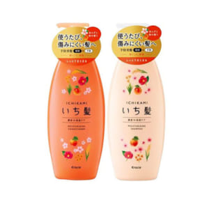 Dầu gội xả ICHIKAMI màu cam phục hồi tóc hư tổn