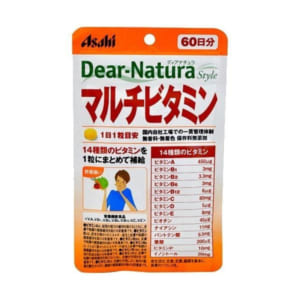 Viên uống Asahi Dear-Natura bổ sung vitamin tổng hợp 60 ngày 60 viên