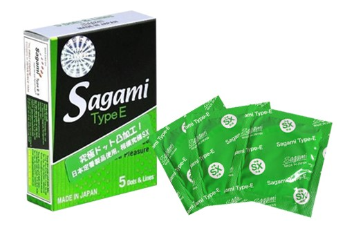 bao cao su sagami type e 