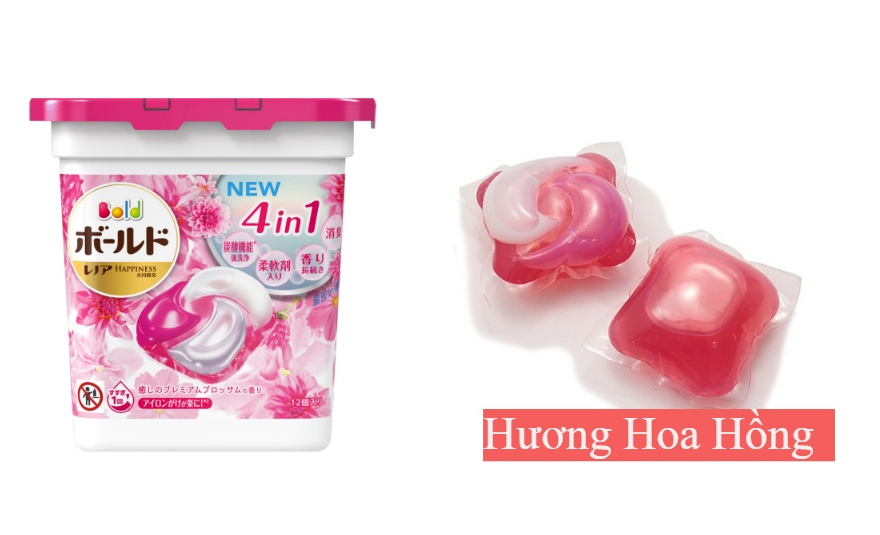 hop vien giat 4in1 gelball huong hoa hong