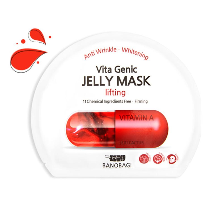 mat na giay banobagi vita genic jelly mask mau do