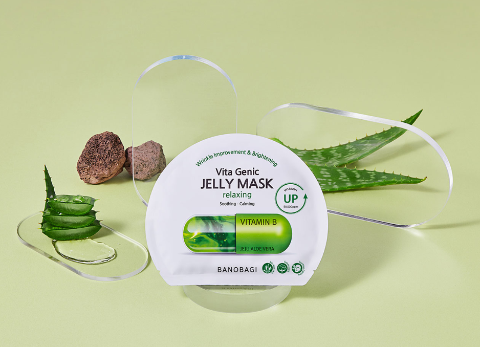 mat na giay banobagi vita genic jelly mask mau xanh