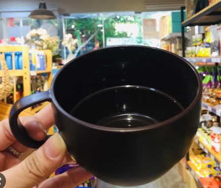 Cốc 350ml INOMATA (nâu)