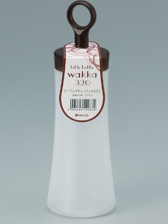 Bình đựng gia vị, nước sốt Inomata nắp nâu 330ml