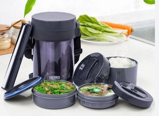  Hộp cơm giữ nhiệt 3 ngăn Thermos JBG-1801