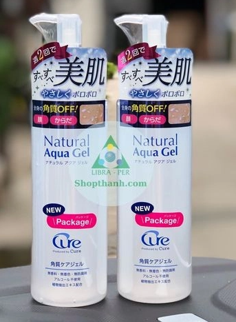 Tẩy da chết Cure Nature Aqua Gel 250ml 