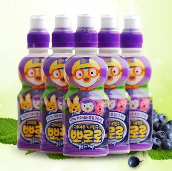 Nước Trái Cây Pororo Hương Việt Quất 235ml - Chai