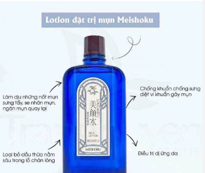 Nước hoa hồng trị mụn Meishoku 90ml: