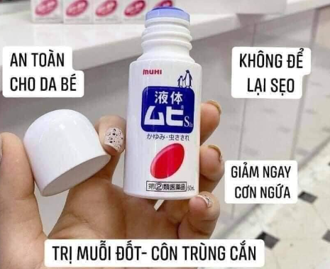 Lăn bôi Muhi sau muỗi đốt 50ml: